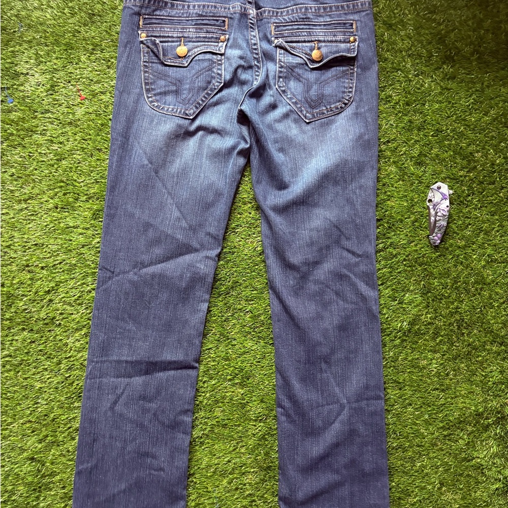 Vigoss Studio Flap pocket straight-leg Jeans(The Park)